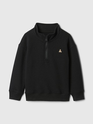 babyGap Vintage Soft Quarter-Zip Pullover | Gap (CA)