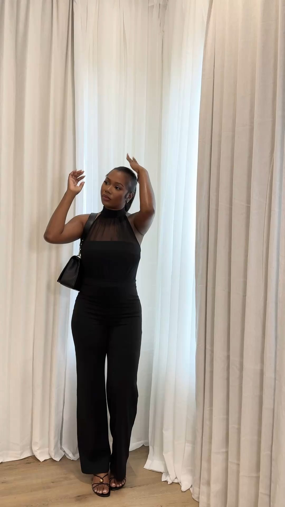 Black jumpsuit! 

#LTKBeauty #LTKFindsUnder100