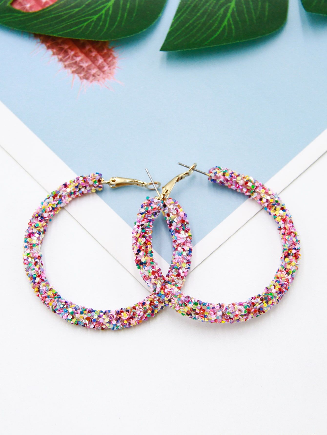 Colorful Hoop Earrings | SHEIN