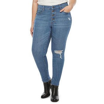 a.n.a - Plus Womens High Rise Skinny Jean | JCPenney