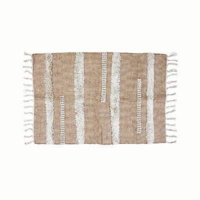 2X3 Jute Fringe Rug - Foreside Home and Garden | Target