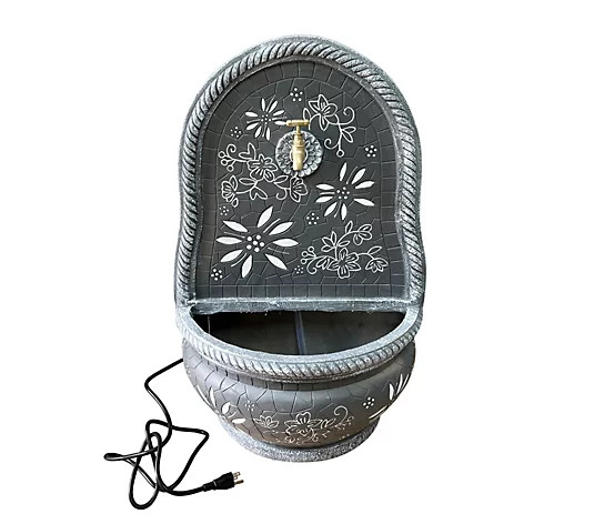 Make Your Selection: Temp-tations Outdoors Mosiac Wall Fountain | QVC