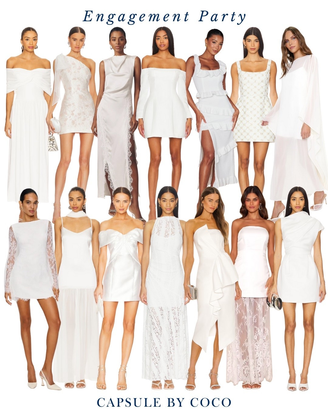 ENGAGEMENT PARTY LOOKS💍 

Engagement party, engagement dress, engagement dresses, engagement party dress, engagement party dresses, engagement photos, engagement photo shoot, bridal wardrobe, white dress, white dresses, engagement pictures, formal white dress, formal white dresses, bride, bride to be, 2026 bride, 2026 brides, 2026 wedding, 2027 bride, 2027 brides, 2027 wedding, engagement look, engagement looks, wedding dress, wedding dresses, bridal shower, bridesmaid luncheon, bachelorette, rehearsal dinner, reception, after party

#LTKWedding