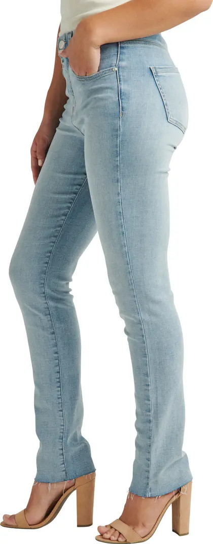 Valentina Pull-On High Waist Straight Leg Jeans | Nordstrom