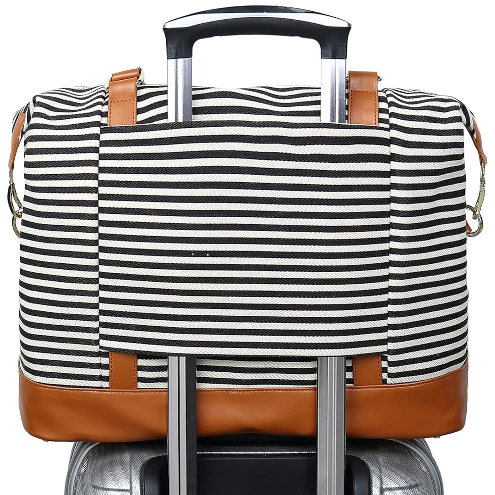 CAMTOP Women Ladies Travel Bag Canvas Weekend Overnight Carry On Luggage Bags | Amazon (US)
