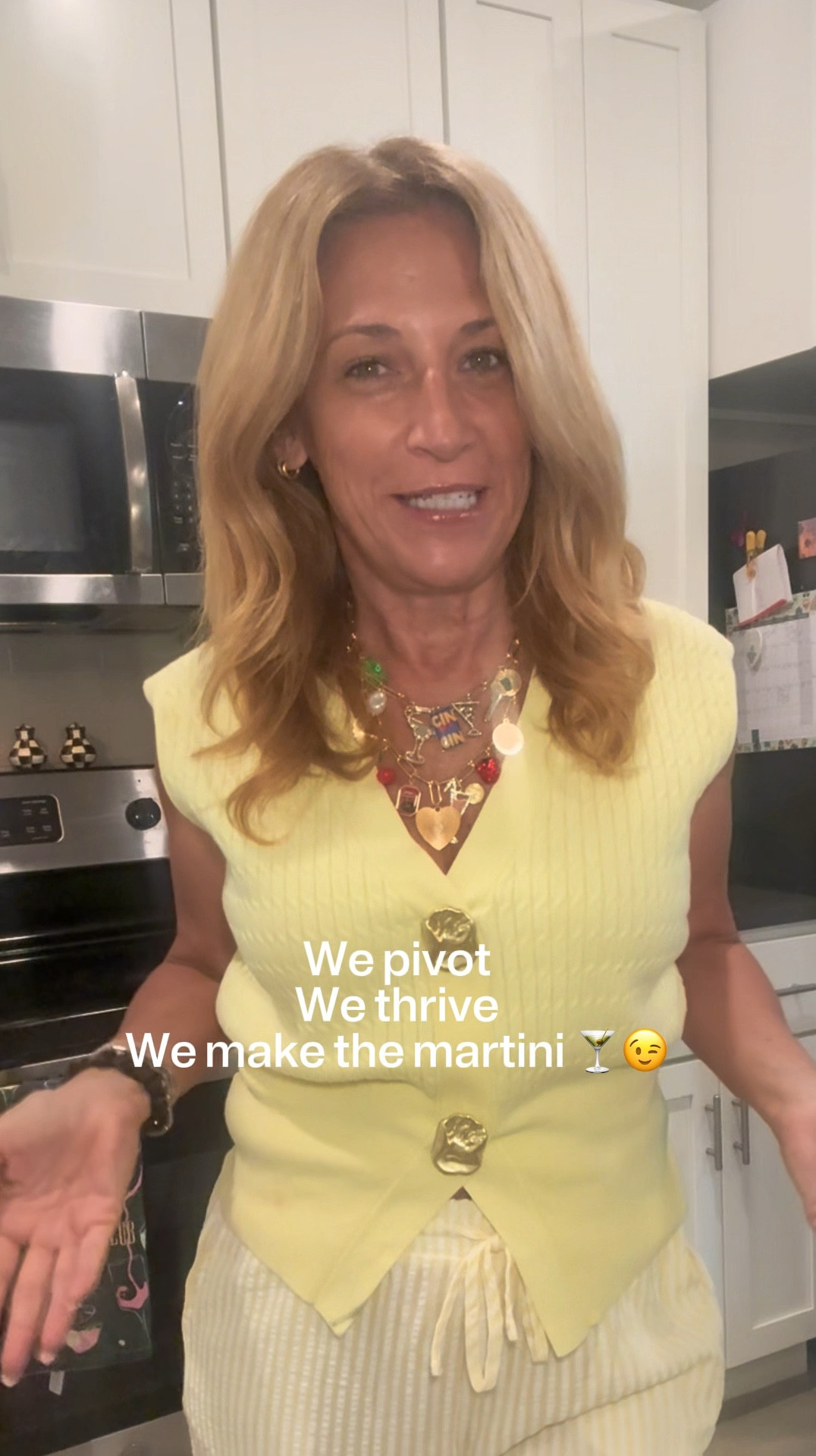 We pivot. We thrive. We make the martini. 😂🍸
No lemons. Barking dogs. A Monday that had absolutely no chill.
So I made a lime drop and honestly? She’s better than the lemon drop ever was. 😂
Linked on LTK 👇
Lime Drop Martini Recipe | Easy Martini Recipe | Martini Monday | Cocktail Recipe | Happy Hour Drinks | Easy Cocktail Recipes | Drinks For Women | Monday Motivation Cocktail
#LTKHome #LTKVideo #LTKFindsUnder50 #MartiniMonday #LimeDrop #CocktailRecipe #HappyHour #MartinisWithMary #EasyCocktails
 
Recipe - 1 shot vodka 1/2 shot simple sugar and fresh squeezed lime juice shake!!
