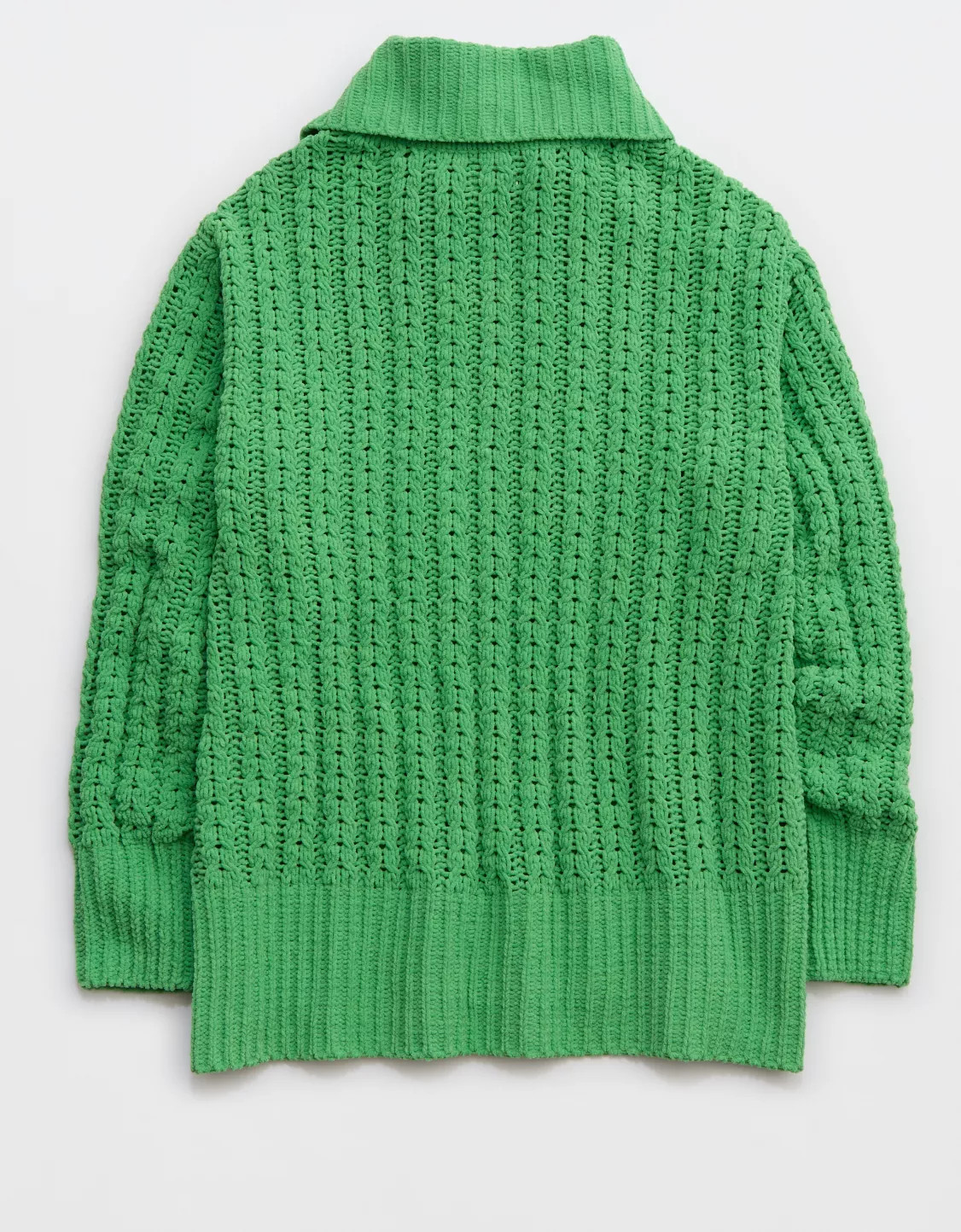 Aerie Cable Car Quarter Zip Sweater | Aerie