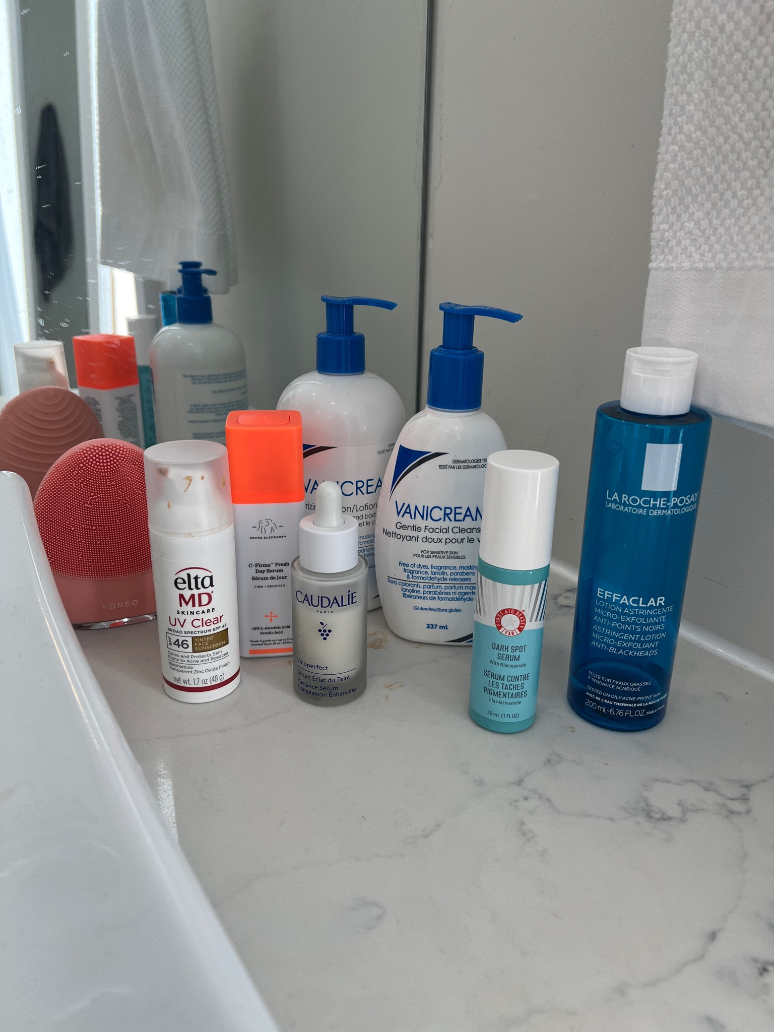 this morning’s skincare lineup 🫡

#LTKBeauty