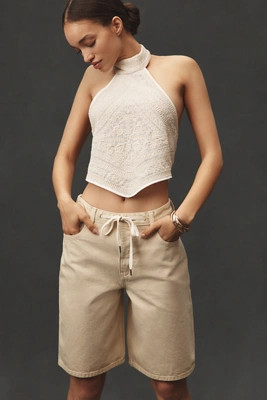 Pilcro Classic Bermuda Denim Shorts | Anthropologie (US)