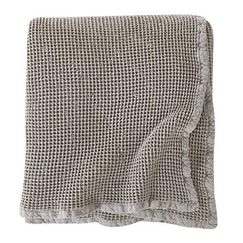 Brielle Home Darren 100% Cotton Luxury Soft Waffle Weave for Couch Bed Sofa Lightweight Thermal Thro | Amazon (US)