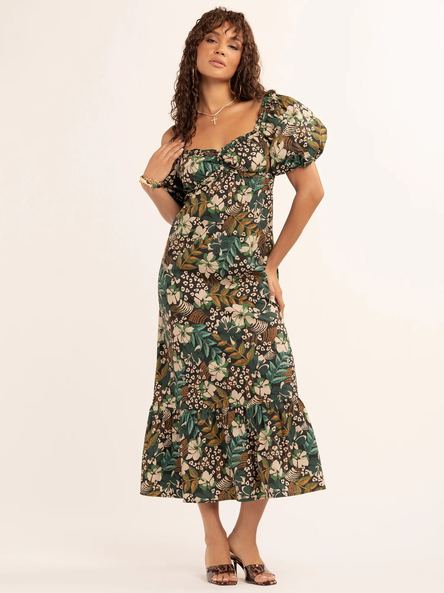 Jessica Simpson Women's Evia Maxi Dress, Sizes XS-XL | Walmart (US)