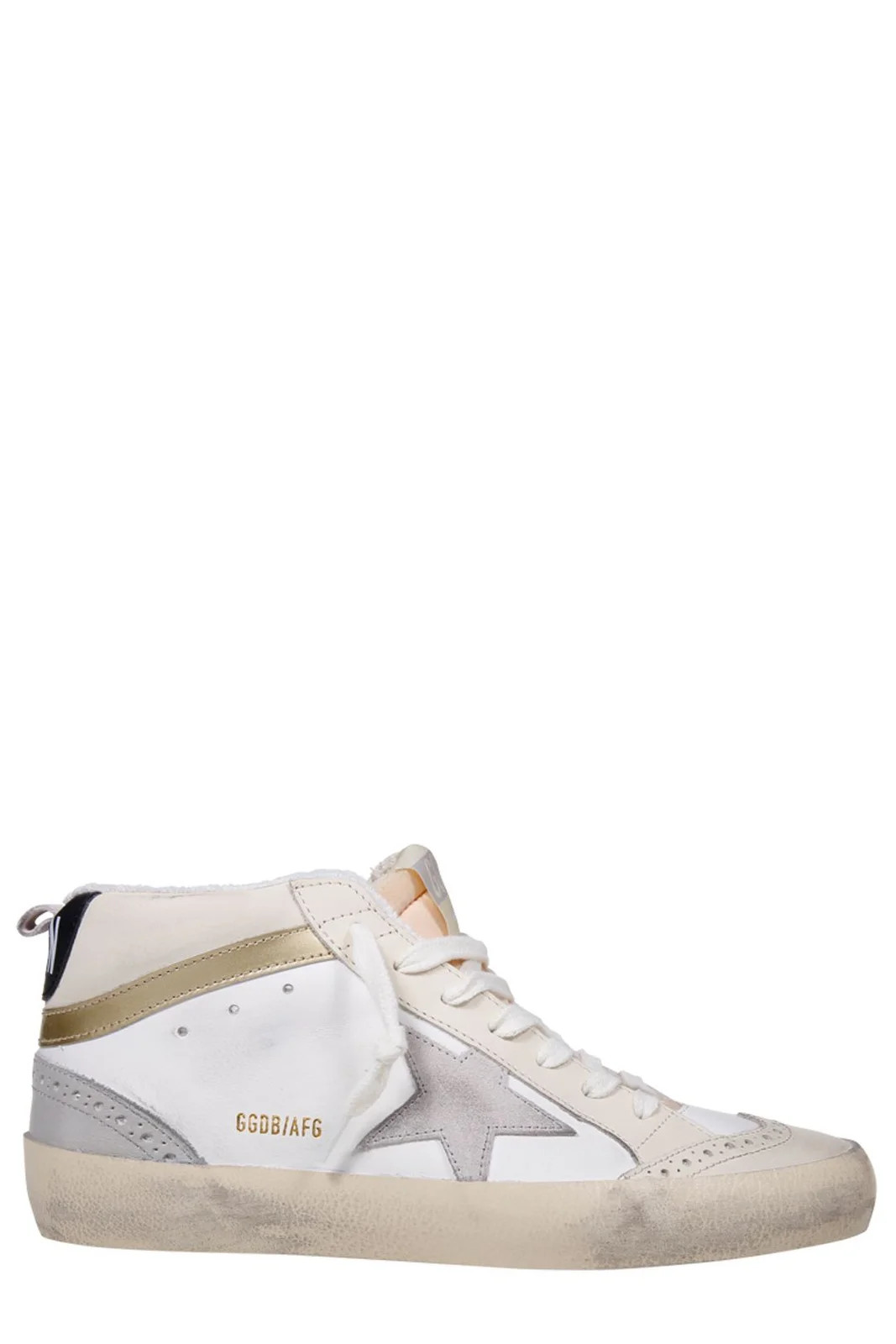Golden Goose Deluxe Brand Mid-Star Distressed Low-Top Sneakers | Cettire Global
