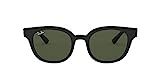 Ray-Ban RB4324 Square Sunglasses, Black/Green, 50 mm | Amazon (US)