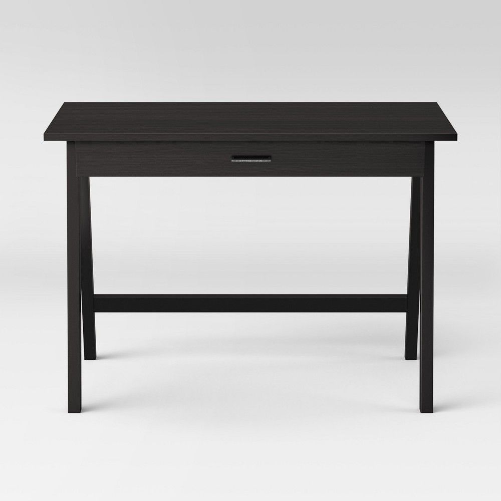 Paulo Wood Writing Desk with Drawer Black - Project 62 | Target