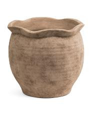 13in Terracotta Ruffled Edge Indoor Outdoor Planter | Home| TJ Maxx | TJ Maxx