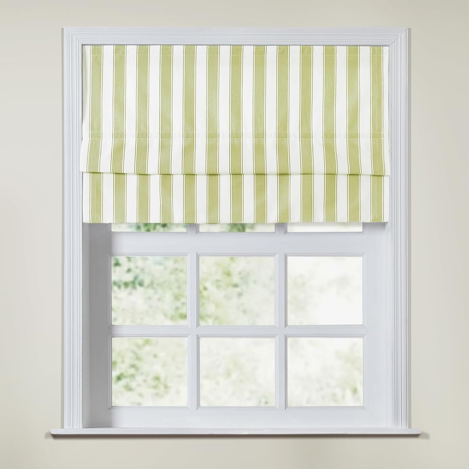 ChadMade Aesthetic Cordless Roman Shade Customized Window Treatment, Light Filtering Window Treat... | Amazon (US)
