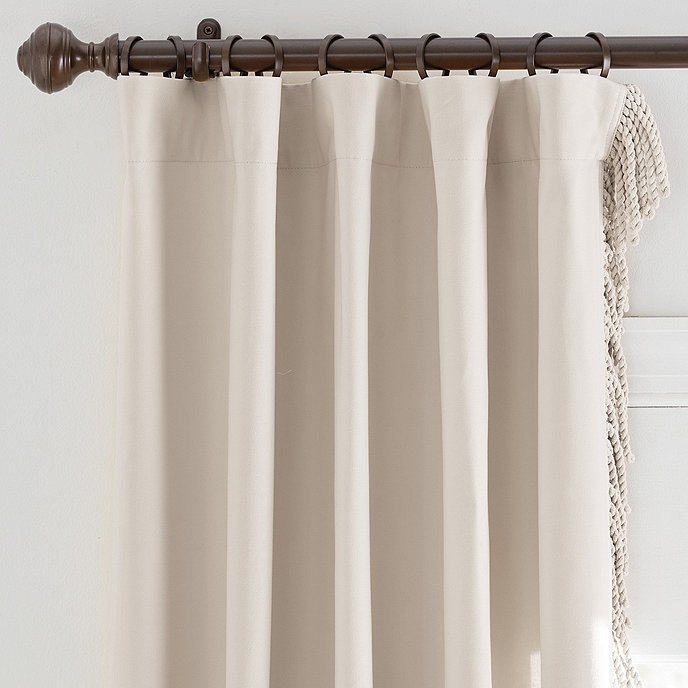 Custom Bullion Fringe Panel - Set of 2 | Ballard Designs, Inc.