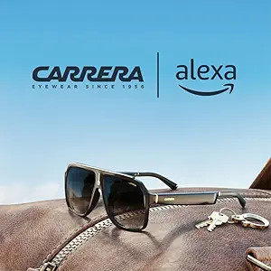 Carrera Smart Glasses with Alexa (newest model), Smart audio glasses, Cruiser black frames with g... | Amazon (US)