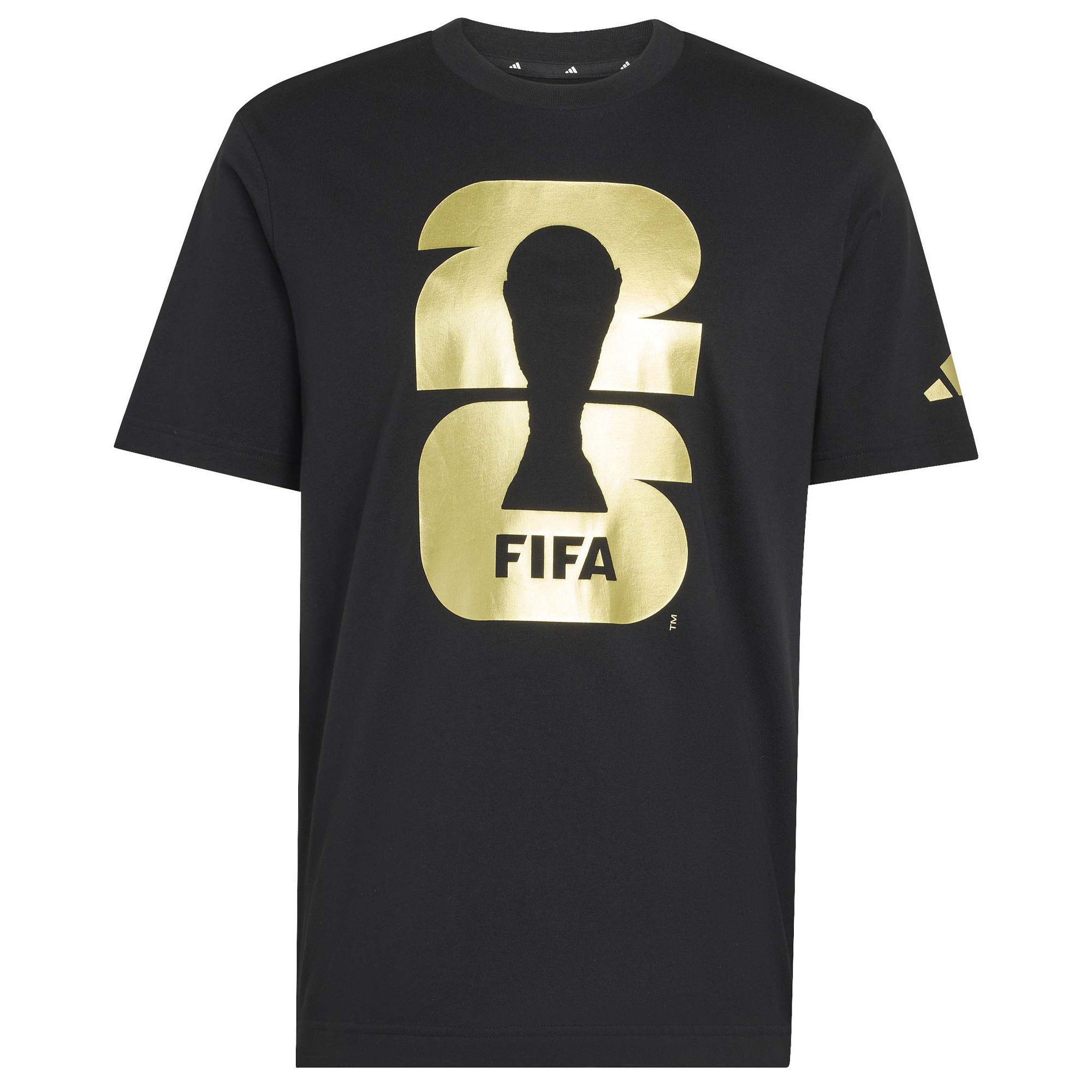 Men's adidas Black 2026 FIFA World Cup Official Emblem T-Shirt | Fanatics