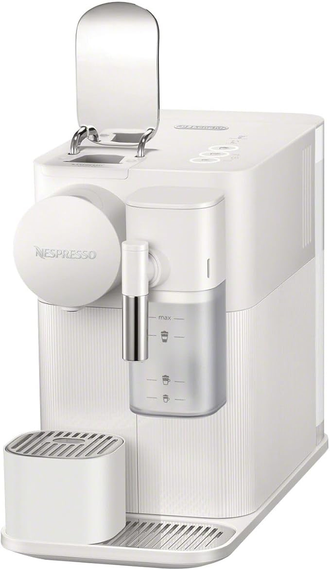 Nespresso Lattissima One Original Espresso Machine with Milk Frother by De'Longhi, Silky White | Amazon (US)