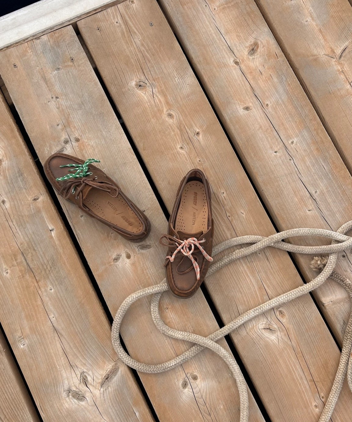 Aritzia x Sperry Choc Brown 