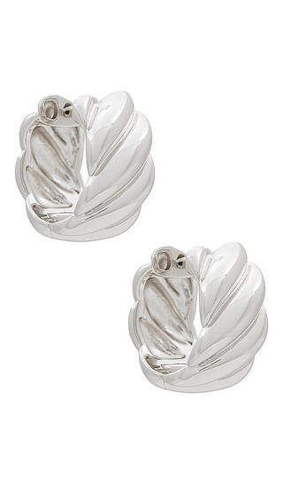 Brigitte Hoop in Silver | Revolve Clothing (Global)