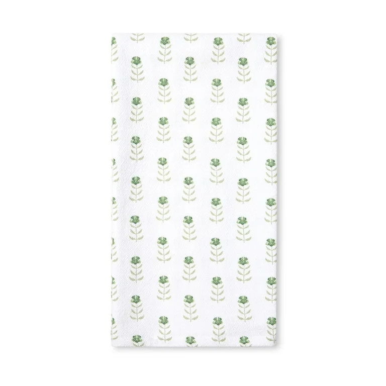 Beautiful 1-Piece Printed Floursac Cloth, Green 30"W x 30"L | Walmart (US)