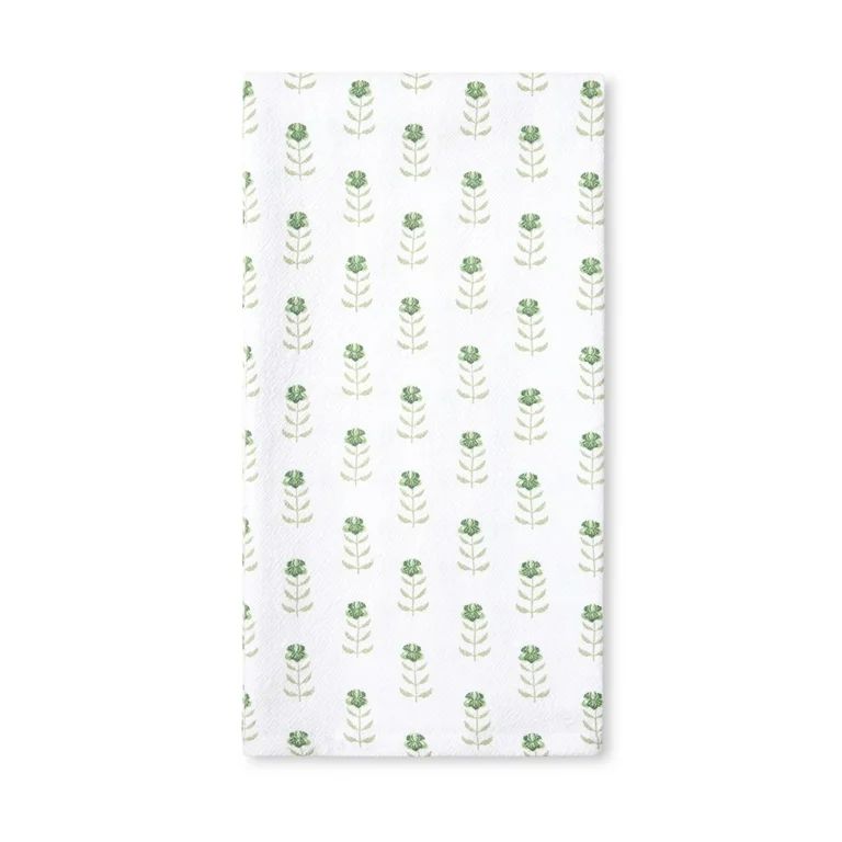 Beautiful 1-Piece Printed Floursac Cloth, Green 30"W x 30"L | Walmart (US)