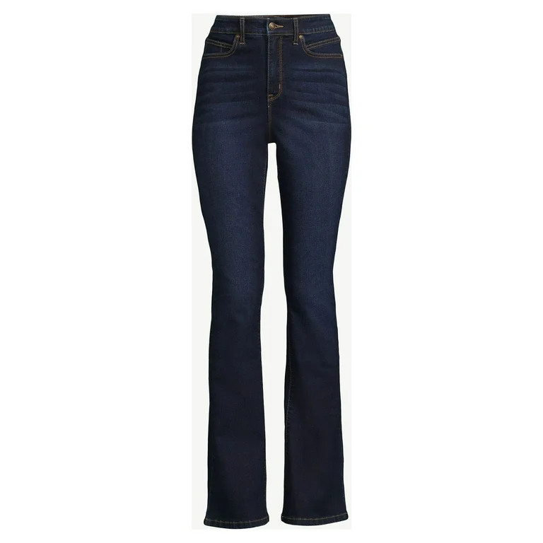 Sofia Jeans Women's Amaya Curvy Bootcut Super High Rise Jeans, 32" Inseam, Sizes 00-22 | Walmart (US)