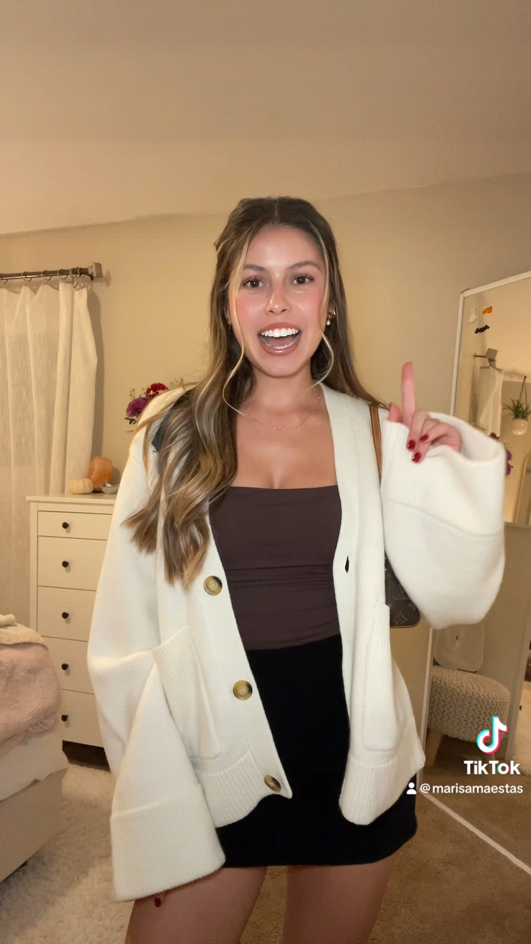 Fall ootd 🍂🧸🤎 - cardigan not available to link :( 

#LTKsalealert #LTKHalloween #LTKSeasonal