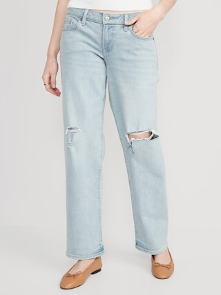 Low-Rise OG Loose Ripped Jeans for Women | Old Navy (US)