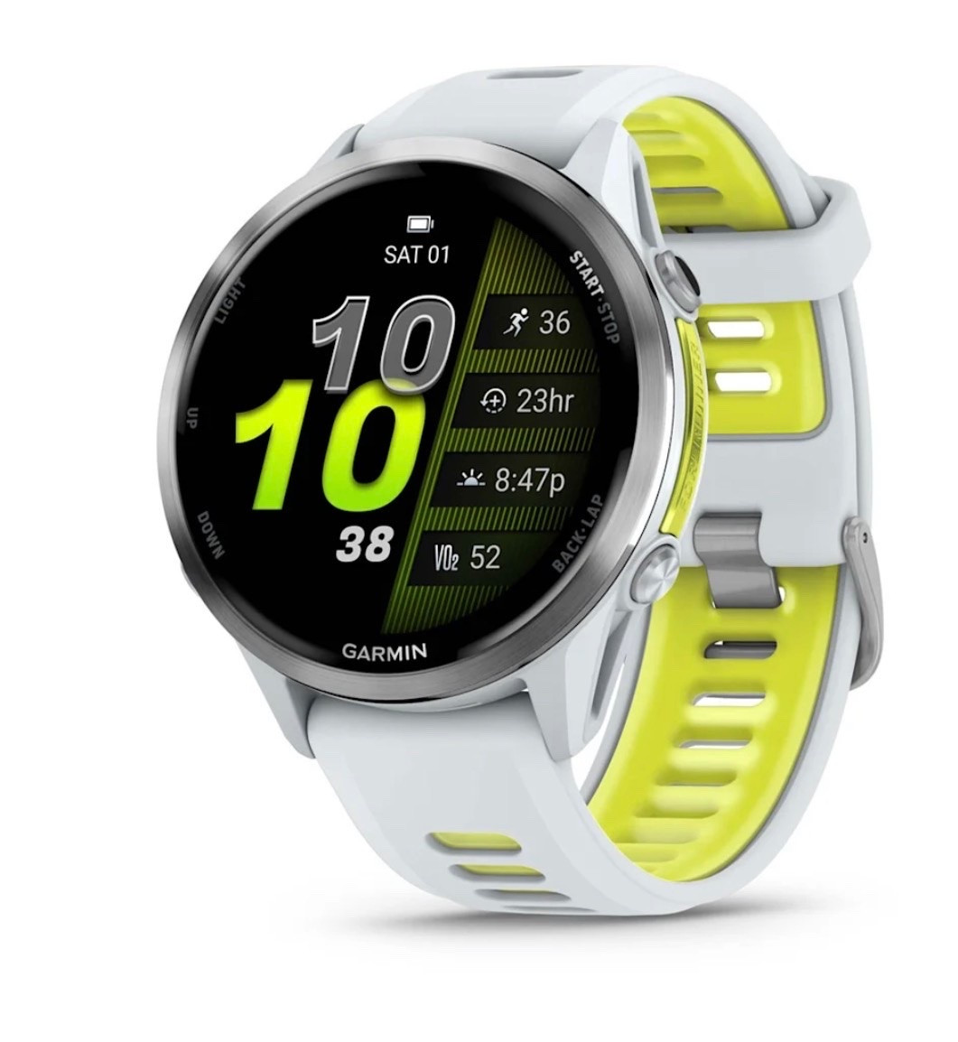 Forerunner® 970
Titanium with Whitestone Case and Whitestone/Translucent Amp Yellow Band

#LTKMothersDay #LTKmomlife #LTKdayinmylife