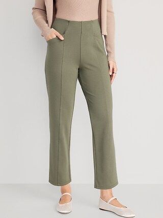 Extra High-Waisted Stevie Straight Taper Ankle Pants for Women | Old Navy (US)