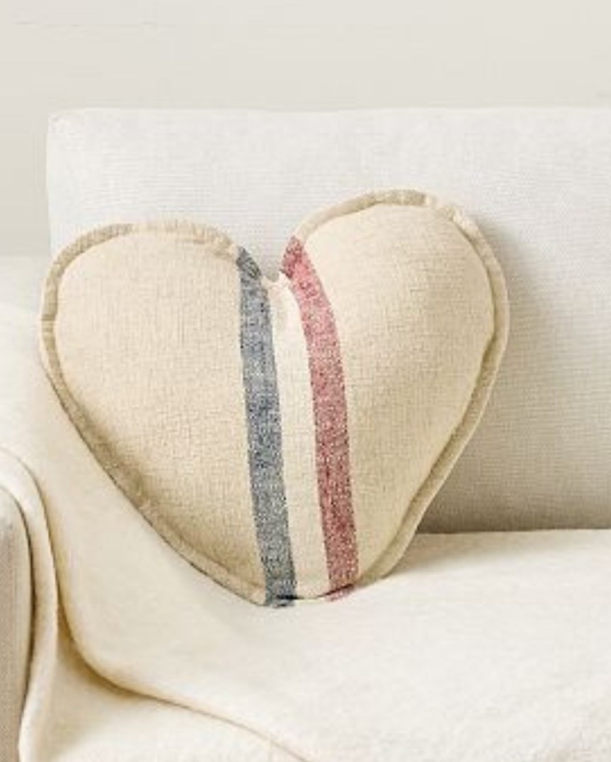 Patriotic heart shape pillow ❤️💙🇺🇸

#LTKHome #LTKSeasonal