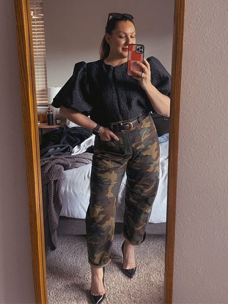 Camo culture. Obsessed with these pants and can’t wait to get them on more. 

#camo pants. 

#LTKmidsize #LTKSeasonal #LTKover40