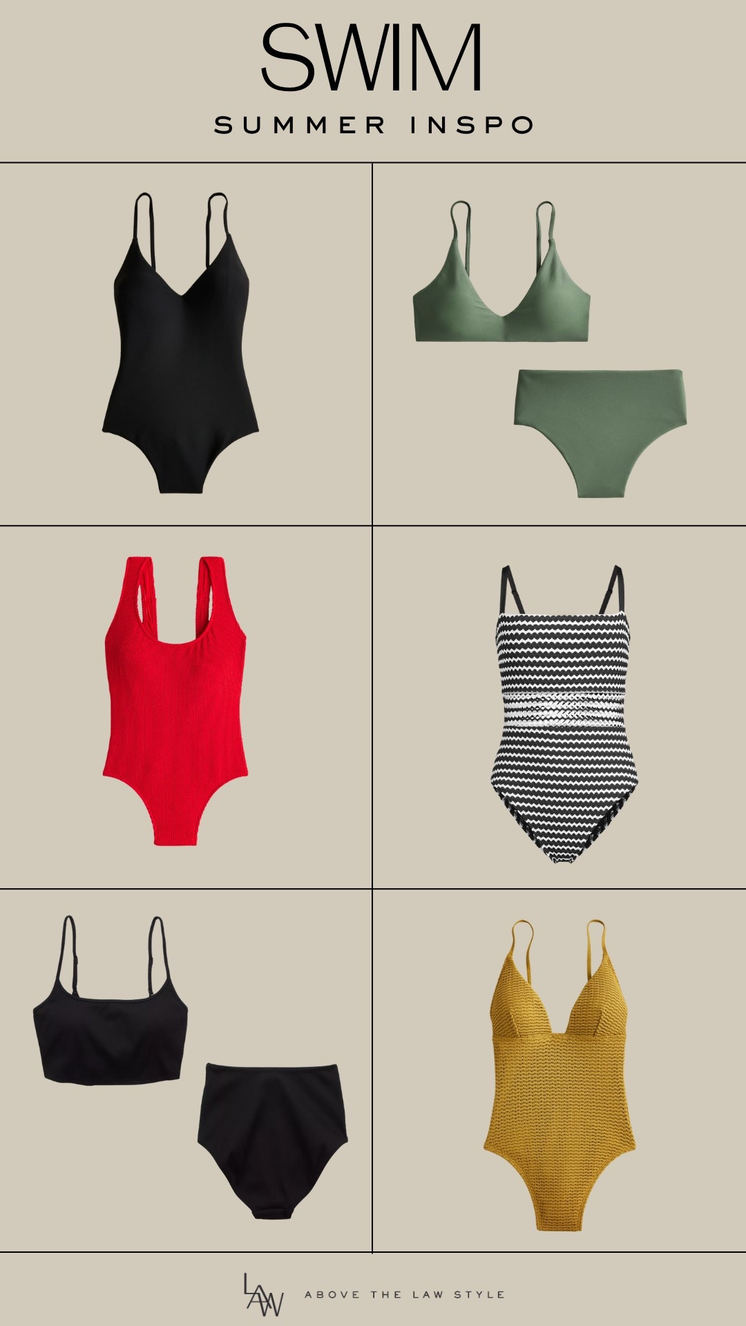 Summer Capsule Swimwear Ideas

#LTKStyleTip #LTKSwim #LTKFindsUnder100
