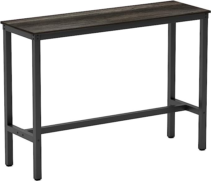 Teraves Bar Table with Solid Metal Frame,Counter Height Dining Table Kitchen Bar Table for Dining... | Amazon (US)