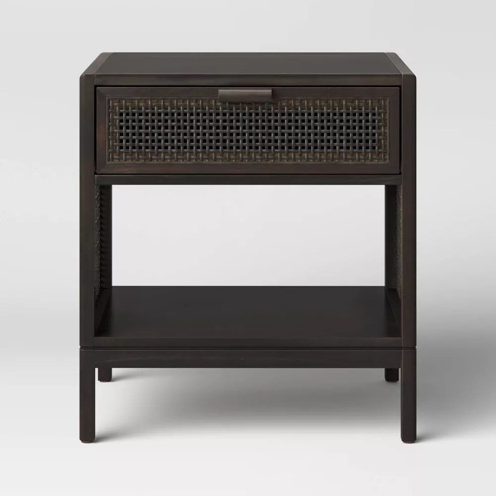 Minsmere Caned Accent Table with Drawer - Threshold™ | Target