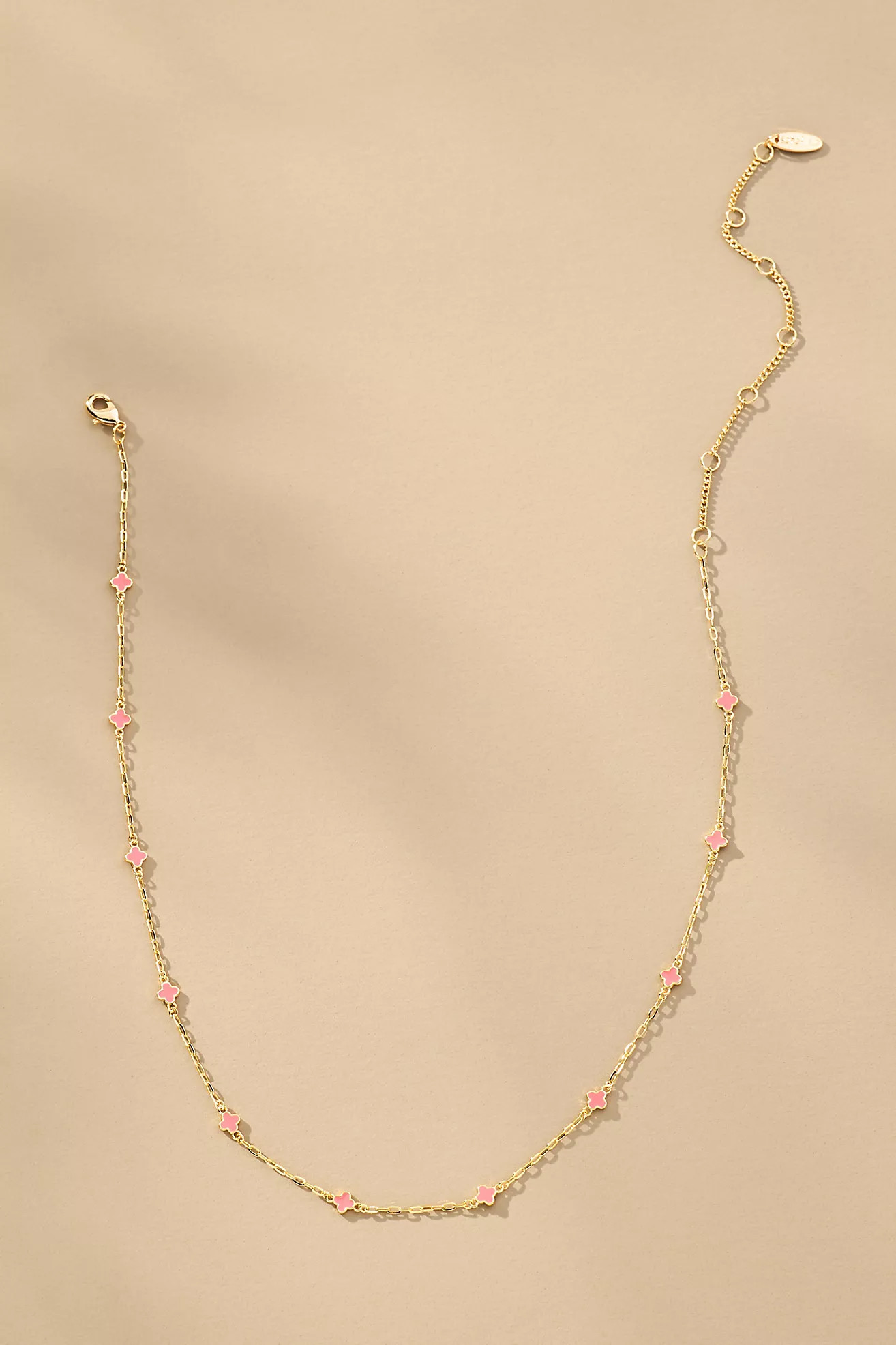 Tiny Clover Chain Necklace | Anthropologie (US)