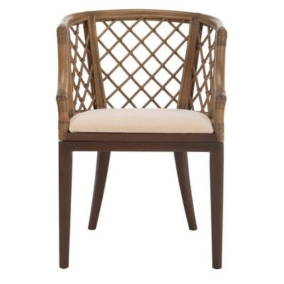 Dining Chair Wood/Light Gray - Safavieh | Target