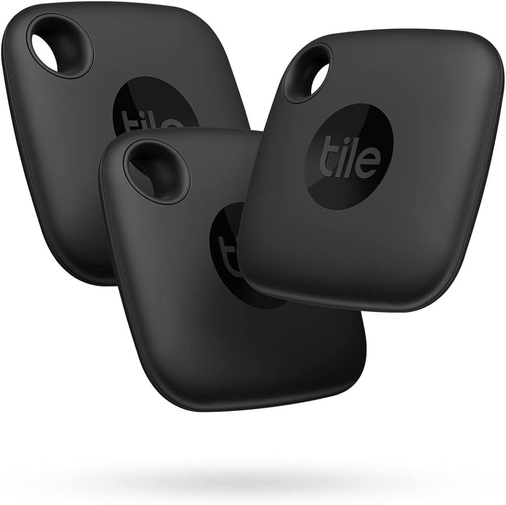 Tile Mate 3-Pack, Black. Bluetooth Tracker, Keys Finder and Item Locator for Keys, Bags and More ... | Amazon (US)