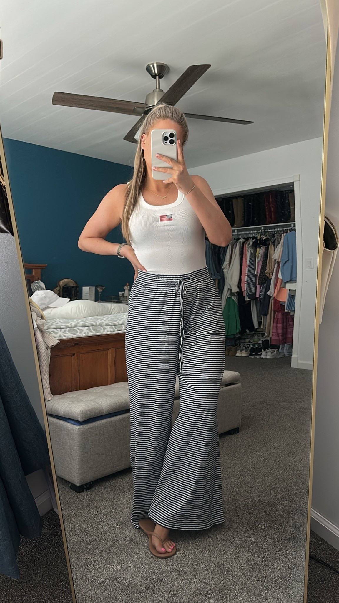 $5 tank

Comfiest pants - run big, size down, part of a set too! Linked the matching top

$9 flip flops that look identical to a $60 pair I also own



#LTKFindsUnder50 #LTKSaleAlert #LTKSeasonal
