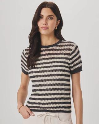 Yasmine Short Sleeve Sweater | Spiffy & Splendid