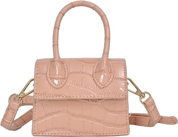 FEOYA Women's Trendy Mini Tiny PU Leather Handbag Crossbody Top Handle Satchel Cute Flap Coin Pur... | Amazon (CA)