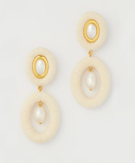 Pearl & gold statement earrings 

#LTKSaleAlert #LTKOver40 #LTKFindsUnder100