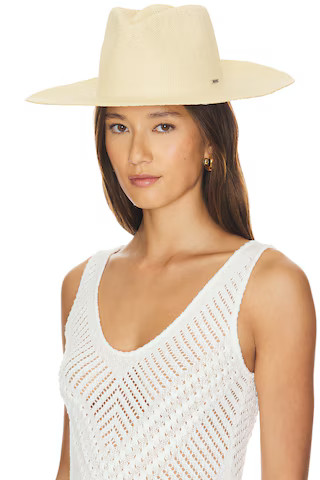 Brixton Pauma Fedora in Natural from Revolve.com | Revolve Clothing (Global)