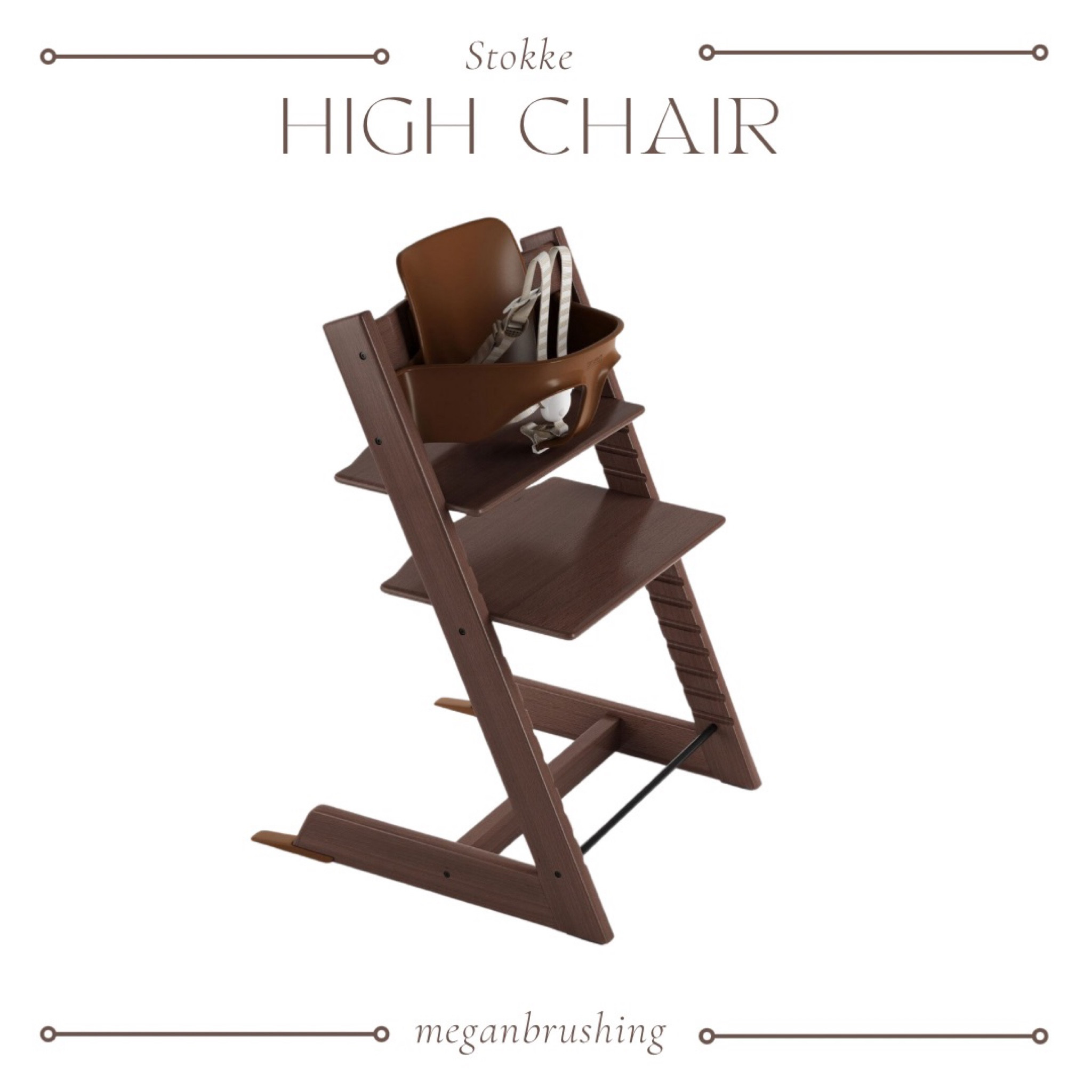 We use this high chair multiple times every day and it hold up so well, is so sleek, and easy to clean.  It fits in so perfect at our table that we don’t try to hide it in the closet or tuck it away in a corner.   It stays at our table which makes it super convenient for us to use.  
Its so versatile for all ages, recommended 0-3 but can work well after that age as well.  The BEST high chair! 
Check out my stories and highlight for in real life photos 🤍
.
.
#highchair #stokke #baby #chair #toddler #seating #dining #children 

#LTKkids #LTKbaby #LTKbump