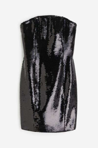 Sequined Bandeau Dress | H&M (US + CA)