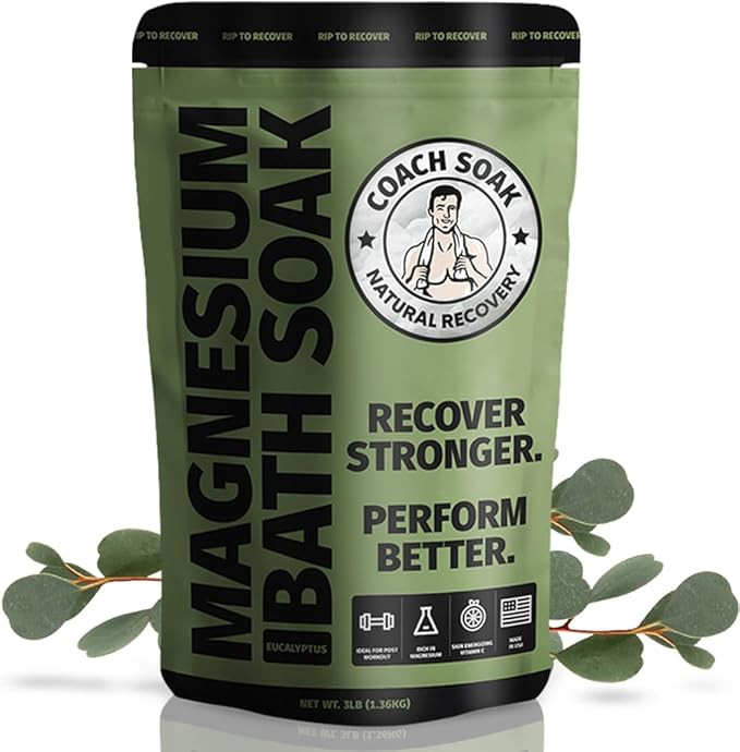 Coach Soak: Recovery Bath Soak - Absorbs Faster Than Epsom Salt Bath Soak for Pain – Rejuvenati... | Amazon (US)