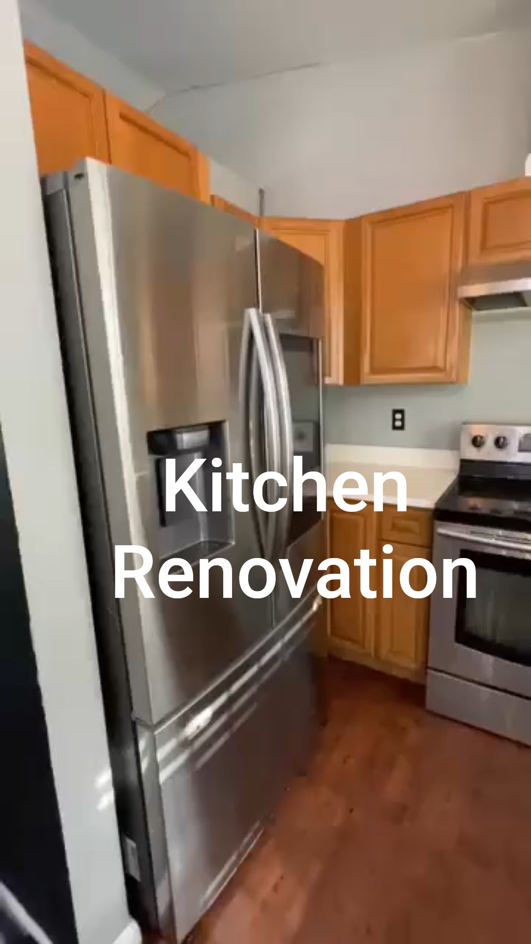 DIY kitchen project before and after kitchen renovation project #amazonfinds #diy #kitchenfinds 

#LTKFindsUnder100 #LTKHome #LTKFindsUnder50